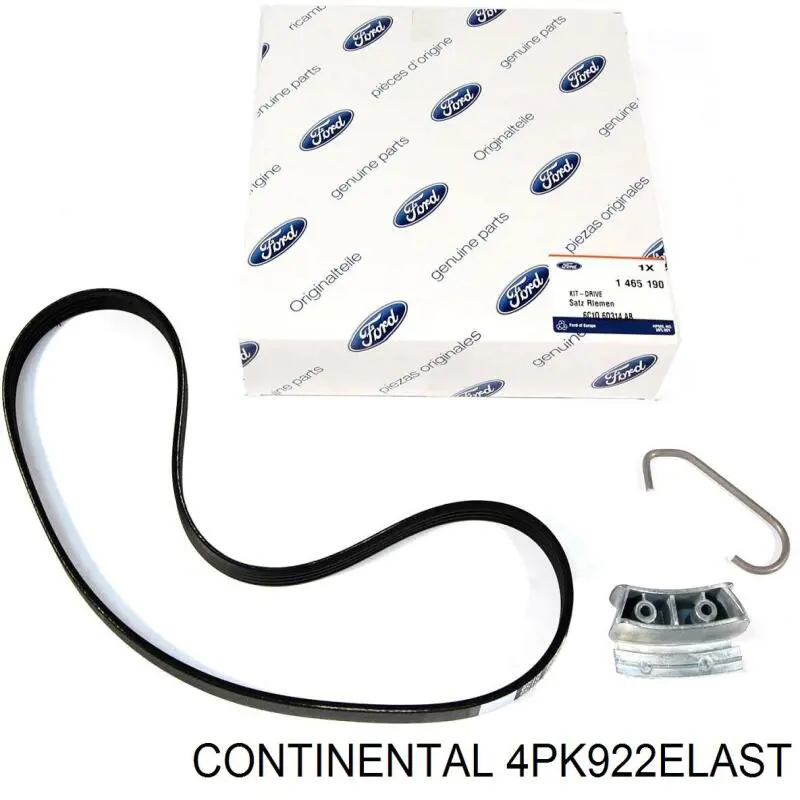 4PK922ELAST Continental/Siemens Correa poly v