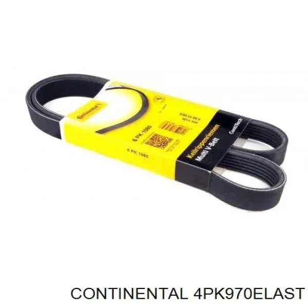 4PK970ELAST Continental/Siemens Correa poly v