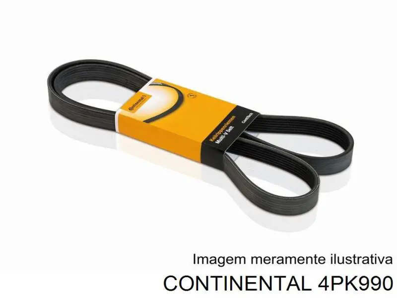 4PK990 Continental/Siemens correa trapezoidal