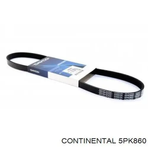 5PK860 Continental/Siemens correa trapezoidal