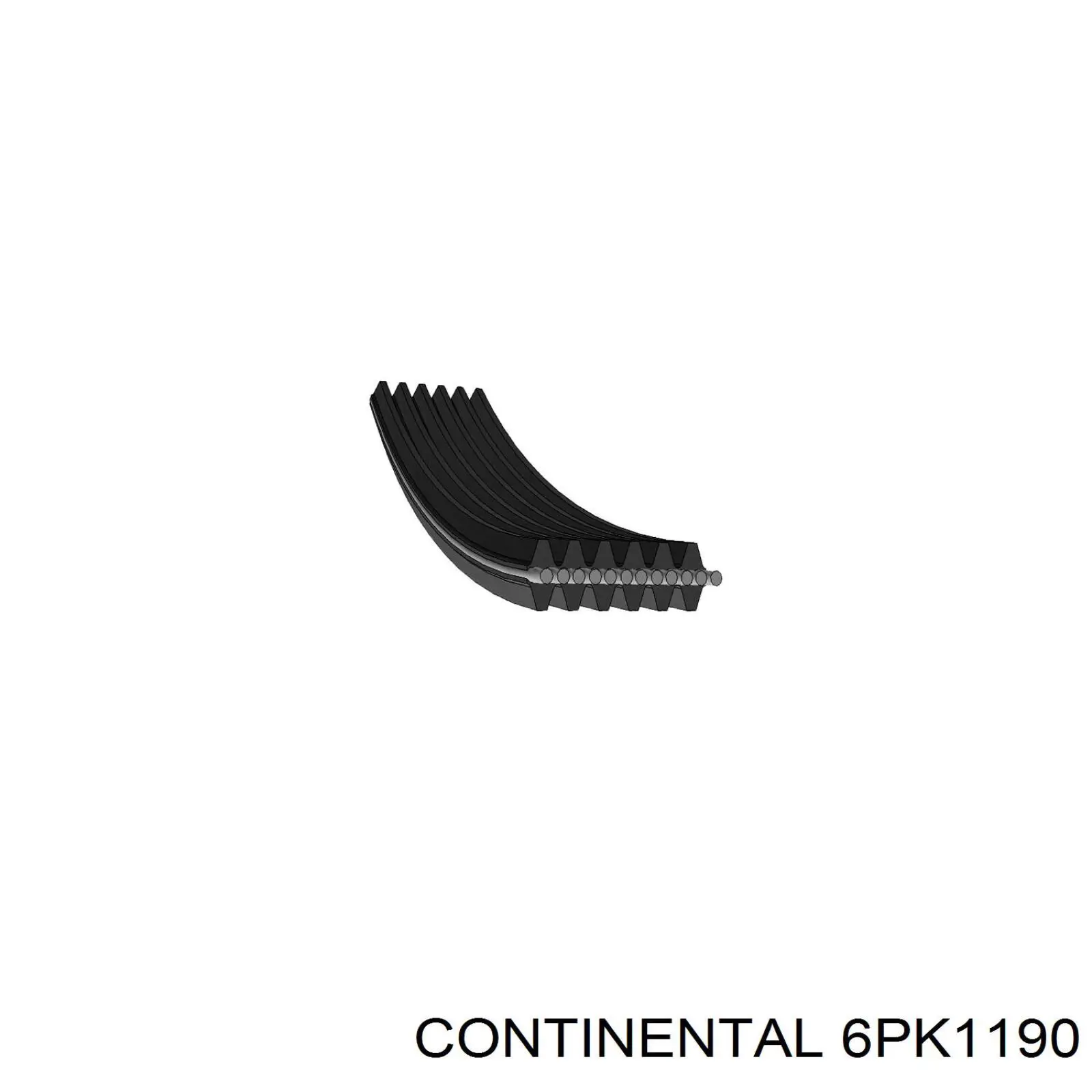 6PK1190 Continental/Siemens Correa poly v