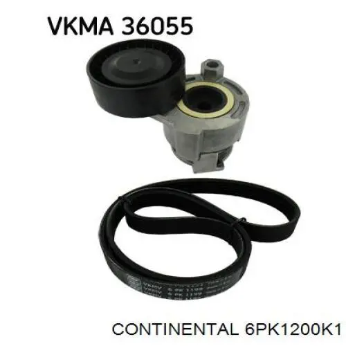 Comprar 6PK1200K1 Continental/Siemens Correa de transmisión