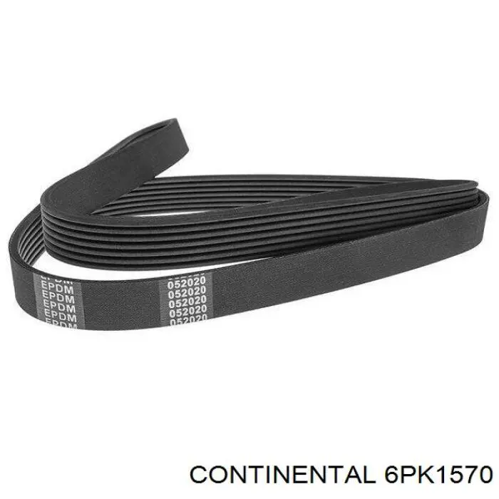 Correa de alternador 6PK1570 Continental/Siemens