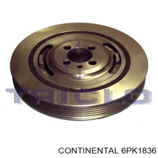 Correa accesorios Continental/Siemens 6PK1836