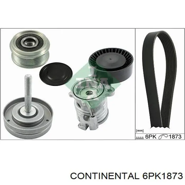 Comprar 6PK1873 Continental/Siemens Correa trapezoidal