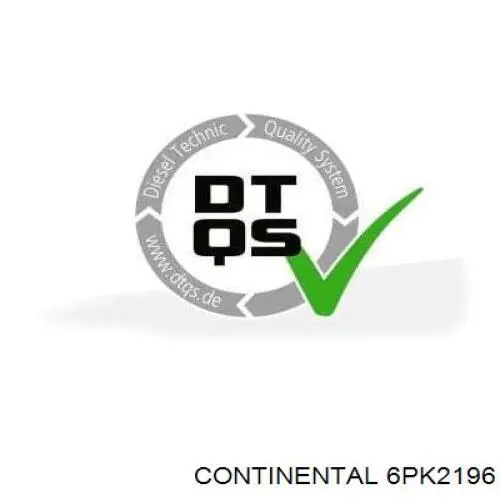 6PK2196 Continental/Siemens Correa poly v
