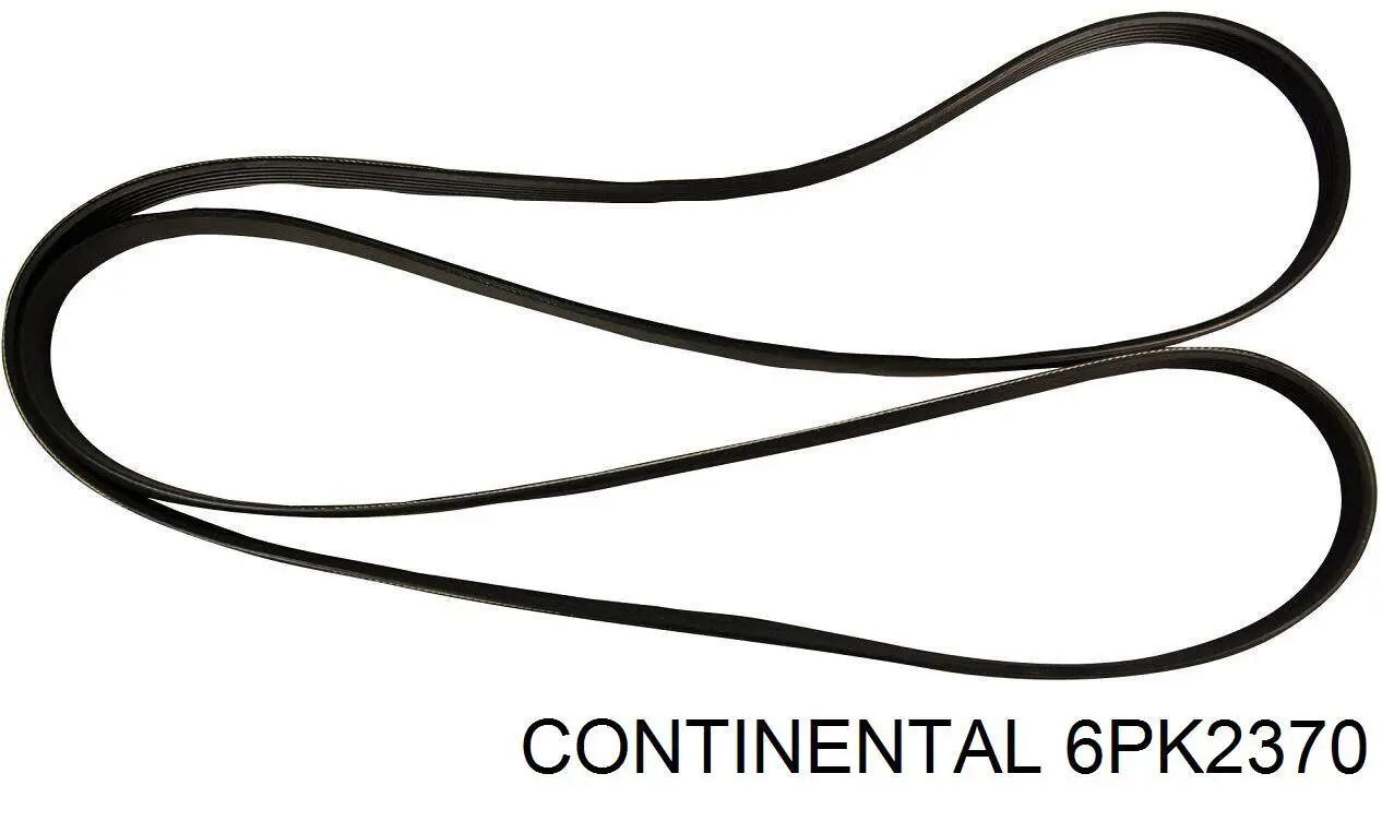 Correa de alternador 6PK2370 Continental/Siemens