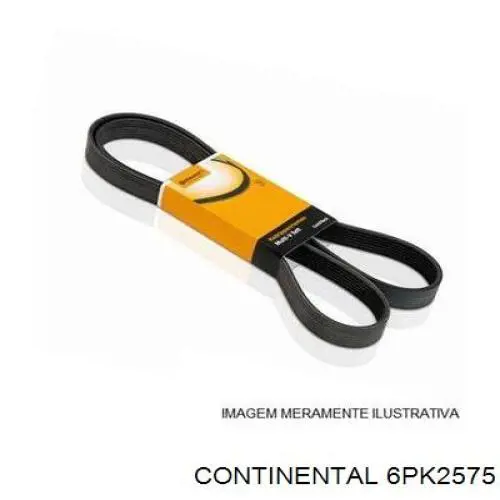 Correa de transmisión trapezoidal Continental/Siemens 6PK2575 precio, desde 26,42 EUR