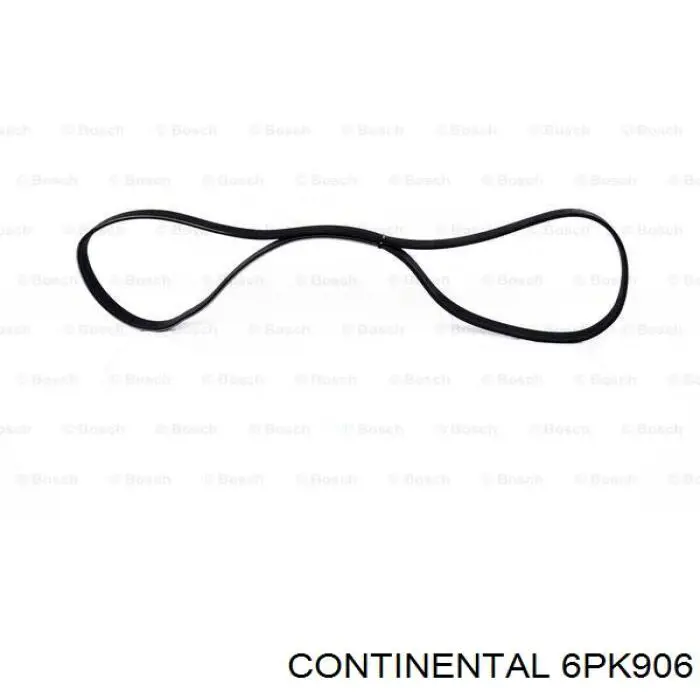 Correa de alternador 6PK906 Continental/Siemens