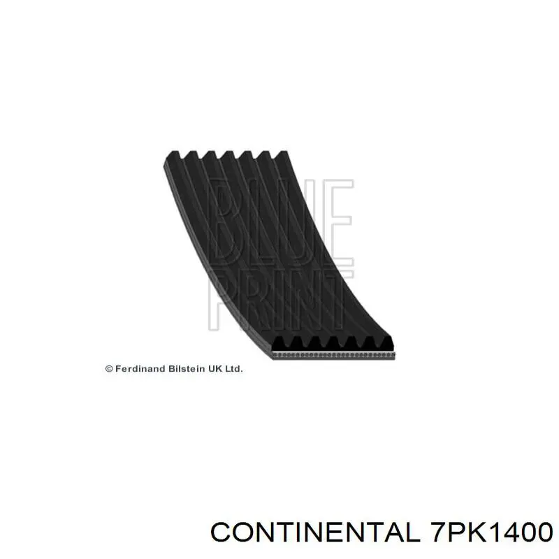Correa de alternador 7DPK1400 Gates