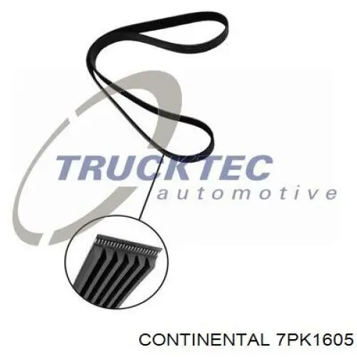 Comprar 7PK1605 Continental/Siemens Correa trapezoidal