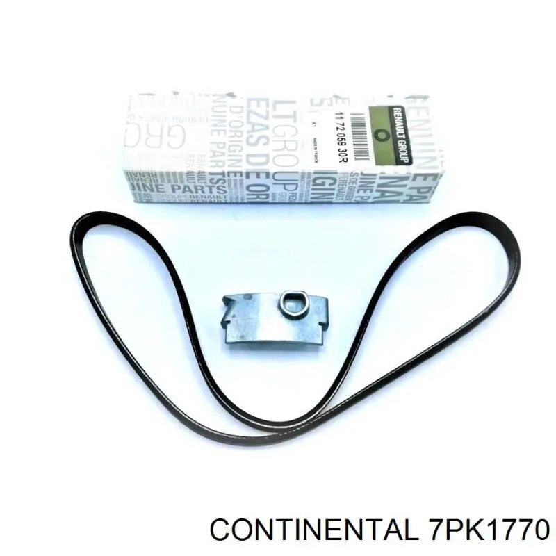 Correa de transmisión trapezoidal Continental/Siemens 7PK1770 precio, desde 37,55 EUR