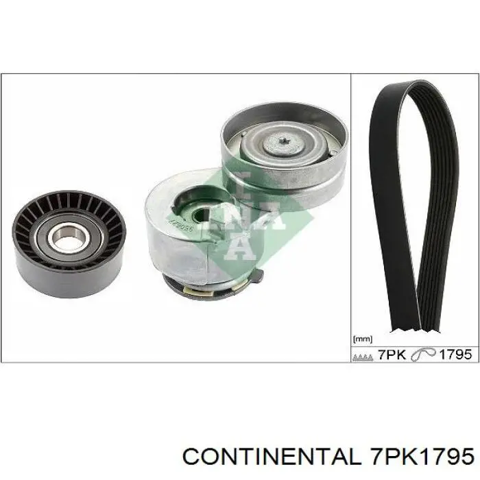 7PK1795 Continental/Siemens correa trapezoidal