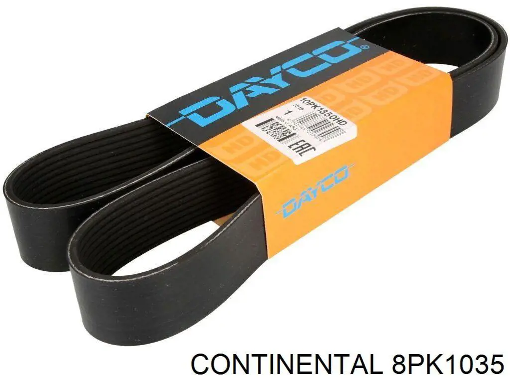 Correa de alternador 8PK1035 Continental/Siemens