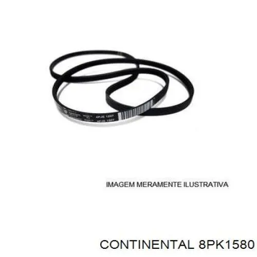 Comprar 8PK1580 Continental/Siemens Correa trapezoidal