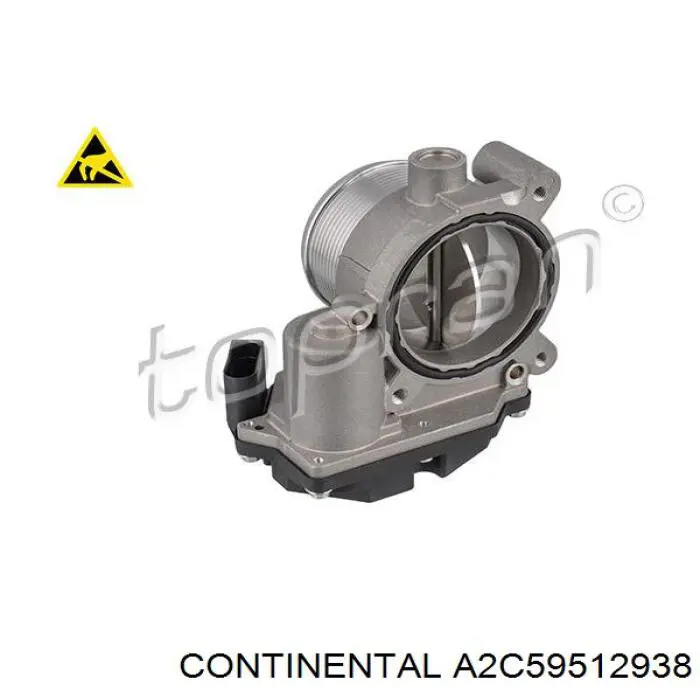 A2C59512938 Continental/Siemens cuerpo de mariposa completo