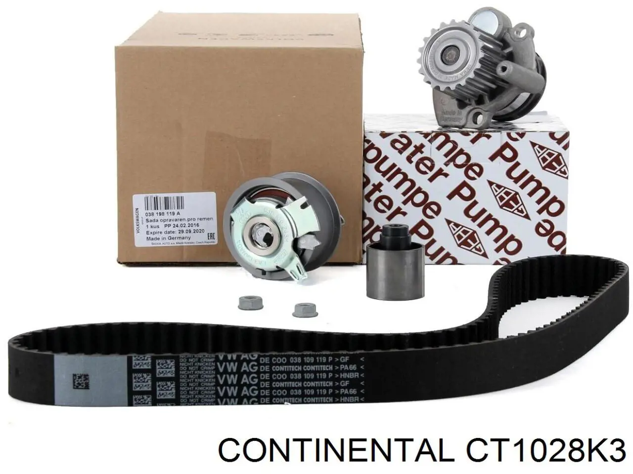 CT1028K3 Continental/Siemens kit de correa de distribución