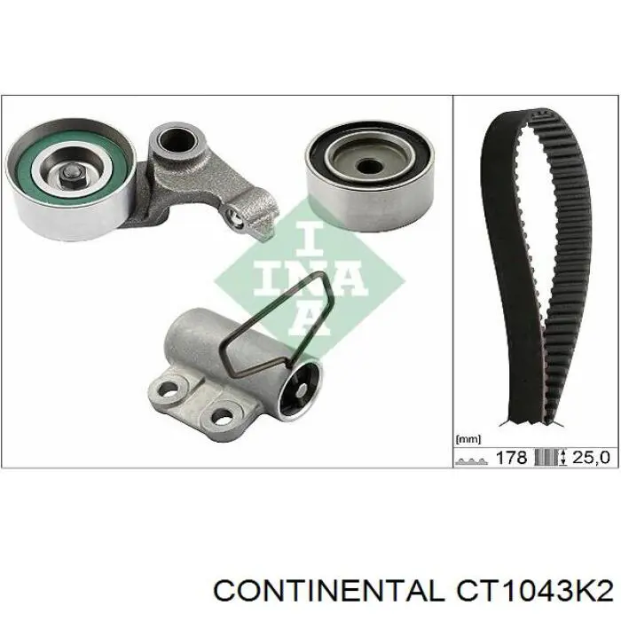 CT1043K2 Continental/Siemens kit correa de distribución