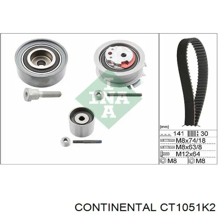 CT1051K2 Continental/Siemens kit de distribución