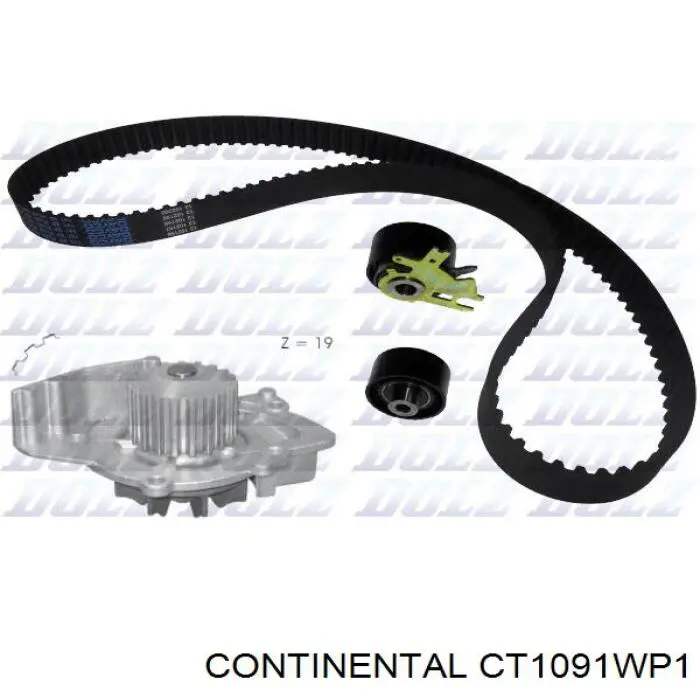 Kit de distribución CT1091WP1 Continental/Siemens
