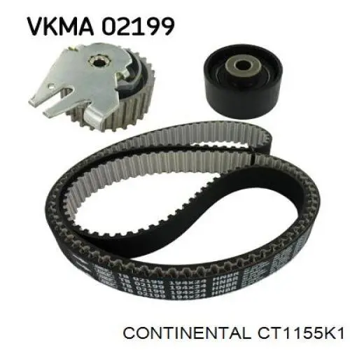 Kit de distribución CT1155K1 Continental/Siemens