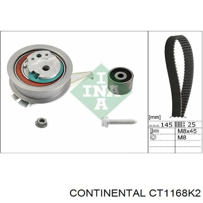 Juego de correas dentadas Continental/Siemens CT1168K2 precio, desde 223,87 EUR