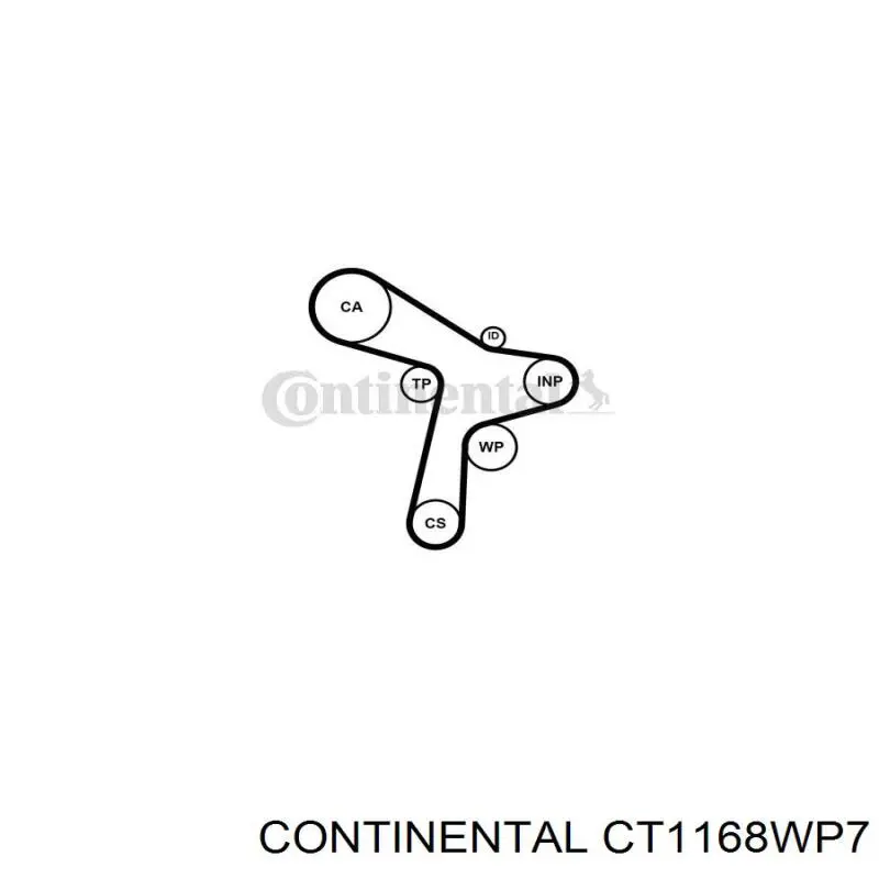 Comprar CT1168WP7 Continental/Siemens Kit de correa de distribución