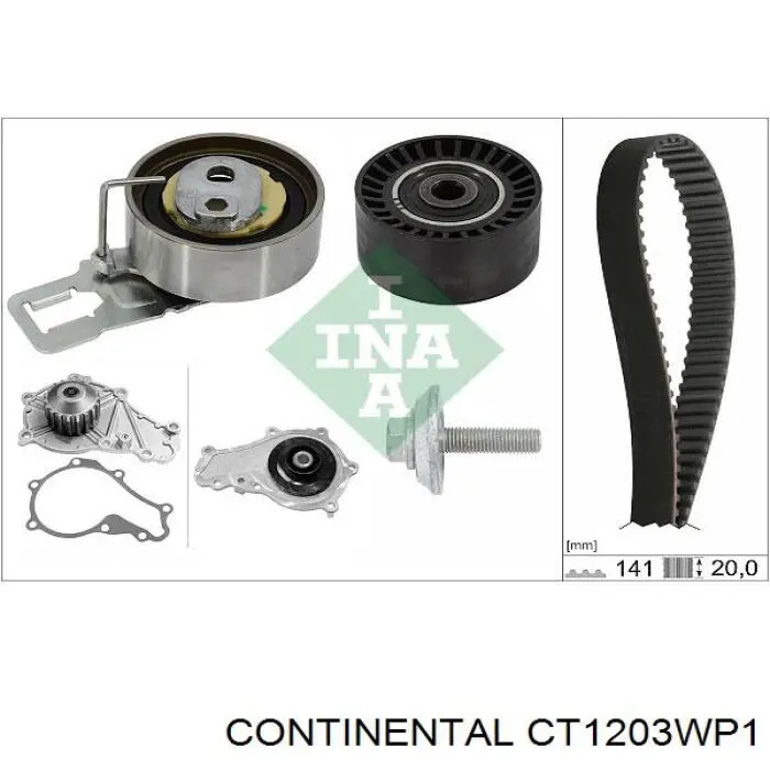 Comprar CT1203WP1 Continental/Siemens Kit de correa de distribución