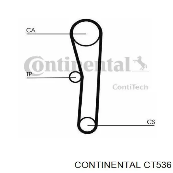 CT536 Continental/Siemens Correa dentada