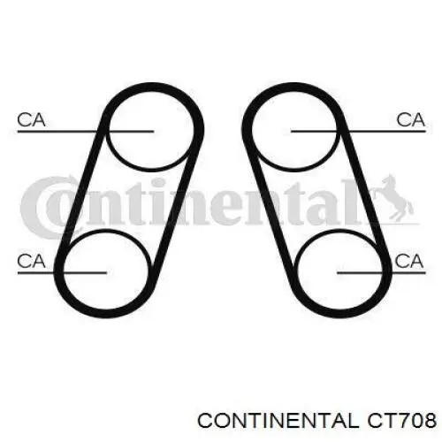 CT708 Continental/Siemens Correa dentada