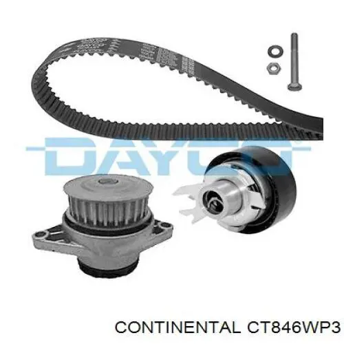 Juego de correas dentadas Continental/Siemens CT846WP3 precio, desde 167,84 EUR