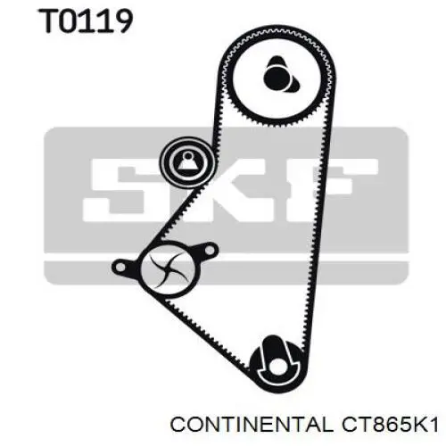 Comprar CT865K1 Continental/Siemens Kit de correa de distribución