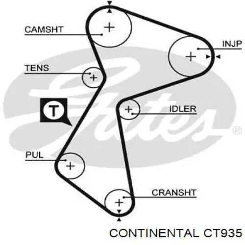 Comprar CT935 Continental/Siemens Correa distribución