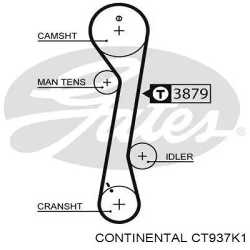 Comprar CT937K1 Continental/Siemens Kit de correa de distribución