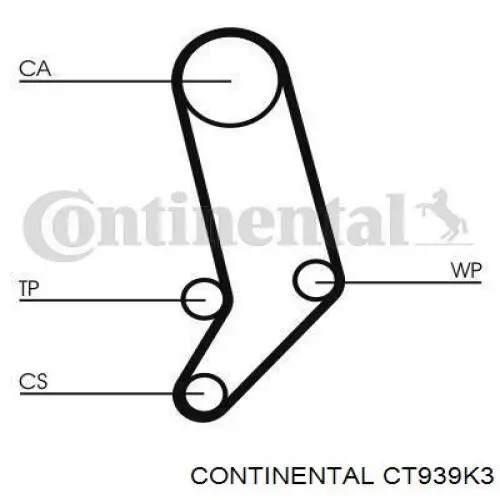 Comprar CT939K3 Continental/Siemens Kit de correa de distribución