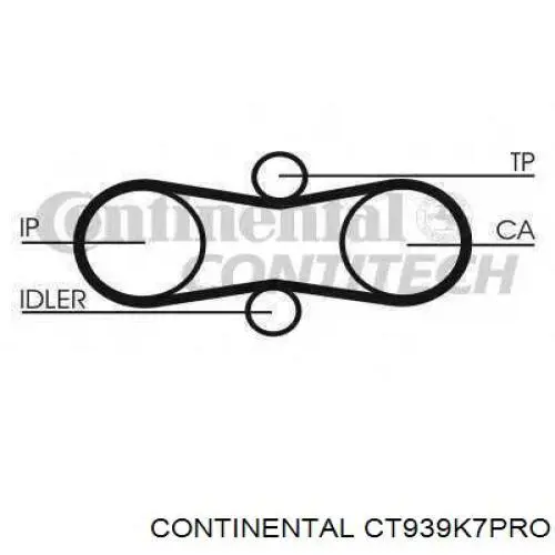 Juego de correas dentadas Continental/Siemens CT939K7PRO precio, desde 139,53 EUR