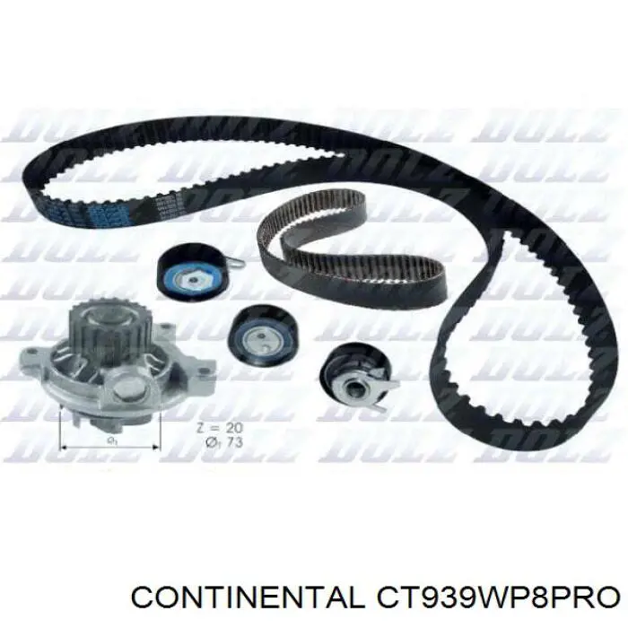 Juego de correas dentadas Continental/Siemens CT939WP8PRO precio, desde 180,04 EUR