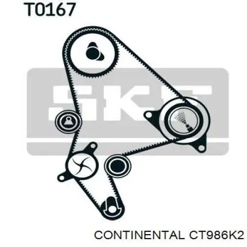 Kit correa de distribución Toyota Corolla E11