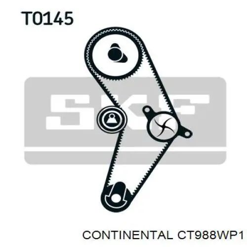 Juego de correas dentadas Continental/Siemens CT988WP1 precio, desde 61,85 EUR