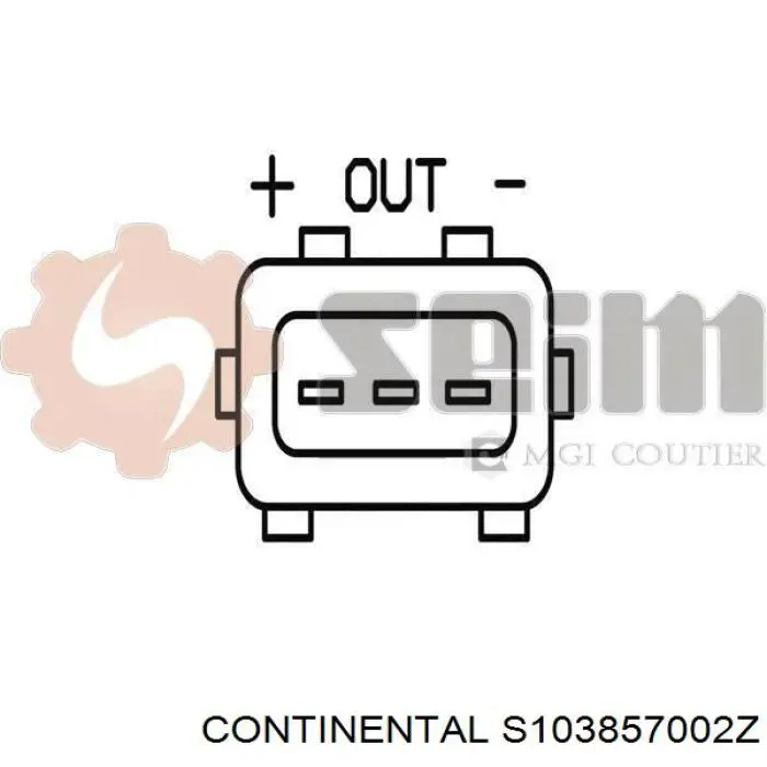 S103857002Z Continental/Siemens Sensor de posición del cigüeñal