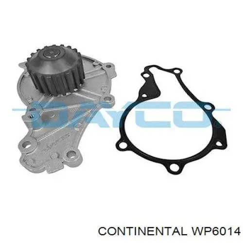 WP6014 Continental/Siemens Bomba refrigerante coche