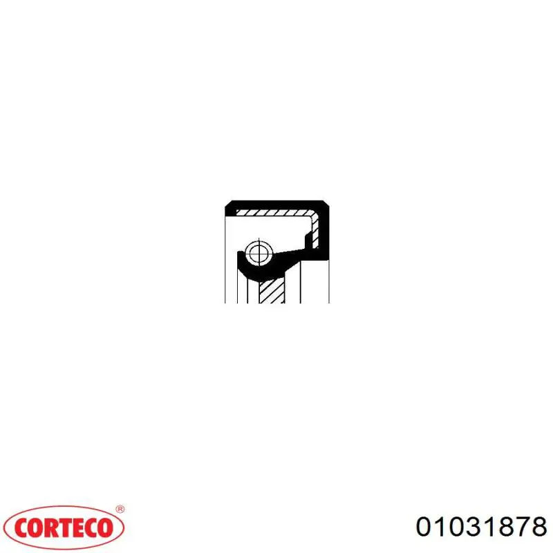 Comprar 01031878 Corteco Retén del diferencial del eje delantero