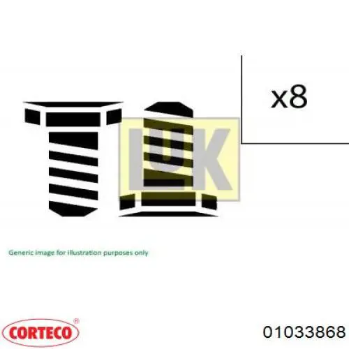 01033868 Corteco anillo reten caja de transmision (salida eje secundario)