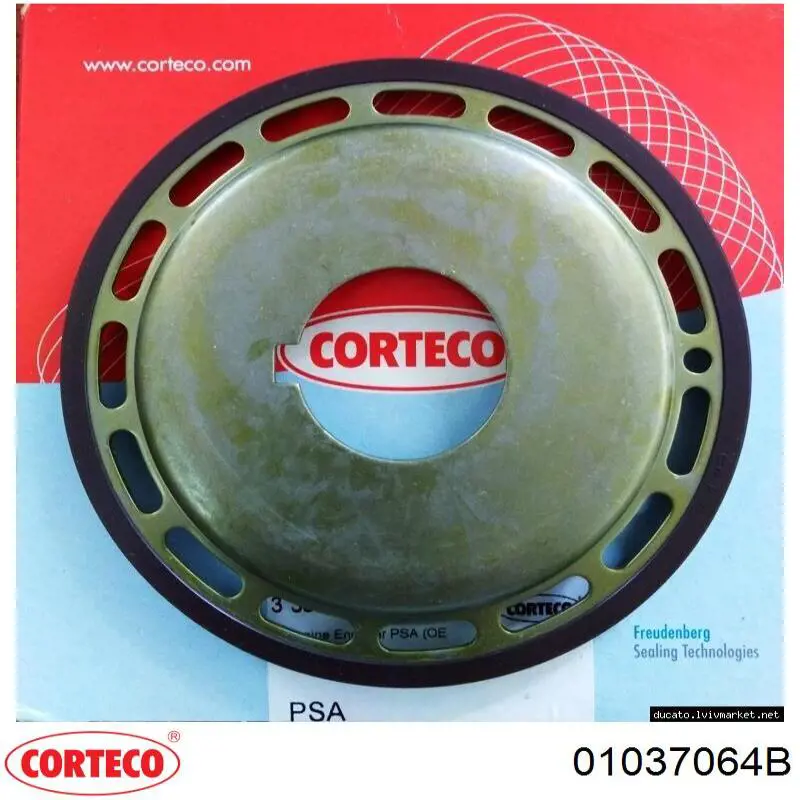 Corona dentada del sensor de posición del cigüeñal 01037064B Corteco
