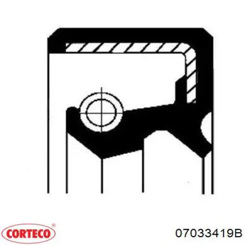 Retén palanca selectora Corteco 07033419B precio, desde 3,19 EUR