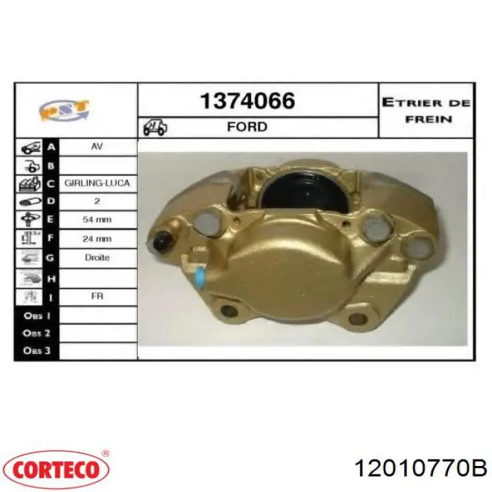 Retén de cigüeñal frontal Corteco 12010770B precio, desde 2,85 EUR