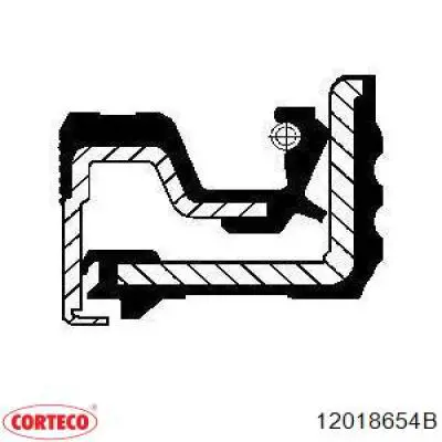 12018654B Corteco anillo retén, diferencial trasero