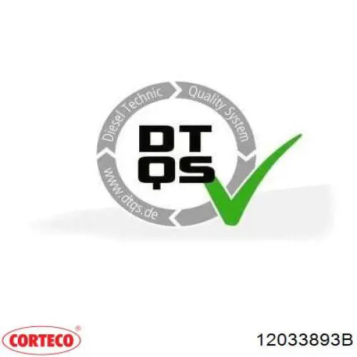 Retén exterior del cubo de rueda delantero 12033893B Corteco