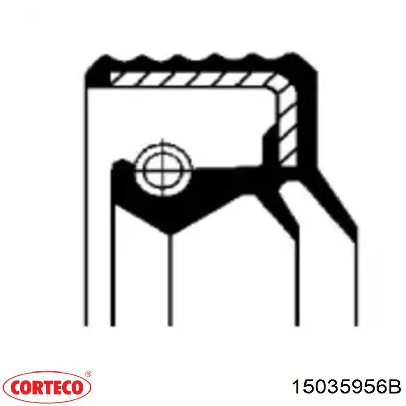 Comprar 15035956B Corteco Retén del piñón del diferencial delantero
