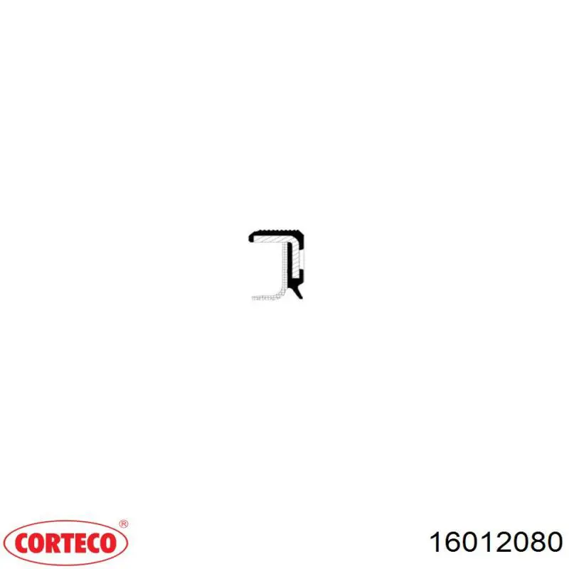 Retén de cigüeñal frontal Corteco 16012080 precio, desde 3,38 EUR